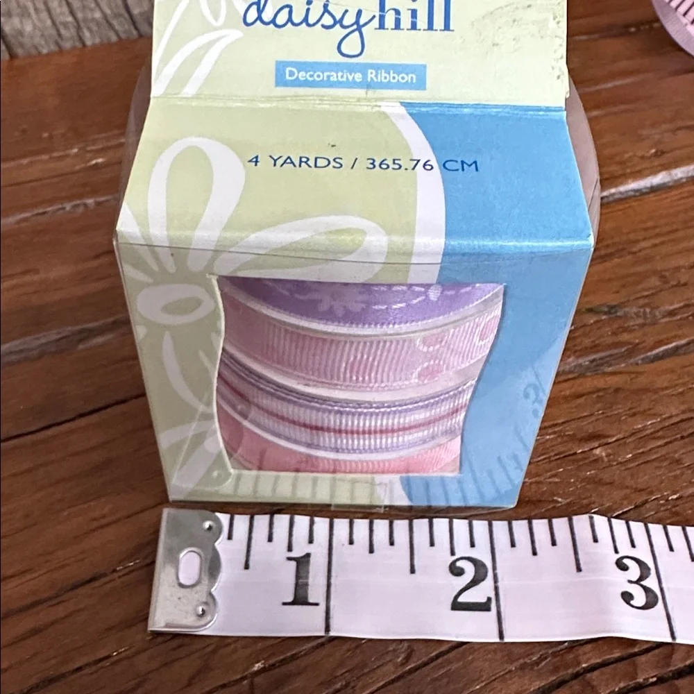Daisy Hill Decorative Ribbon Baby Girl 912311 4 Yards Pink Purple